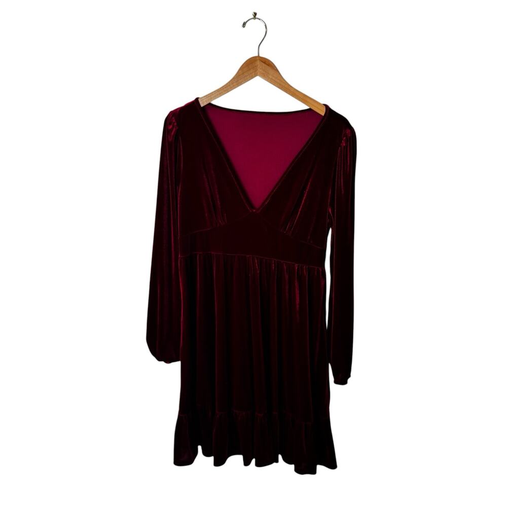 HALARA Set of 3 Red Dresses Size XL Burgundy - Picture 4 of 12